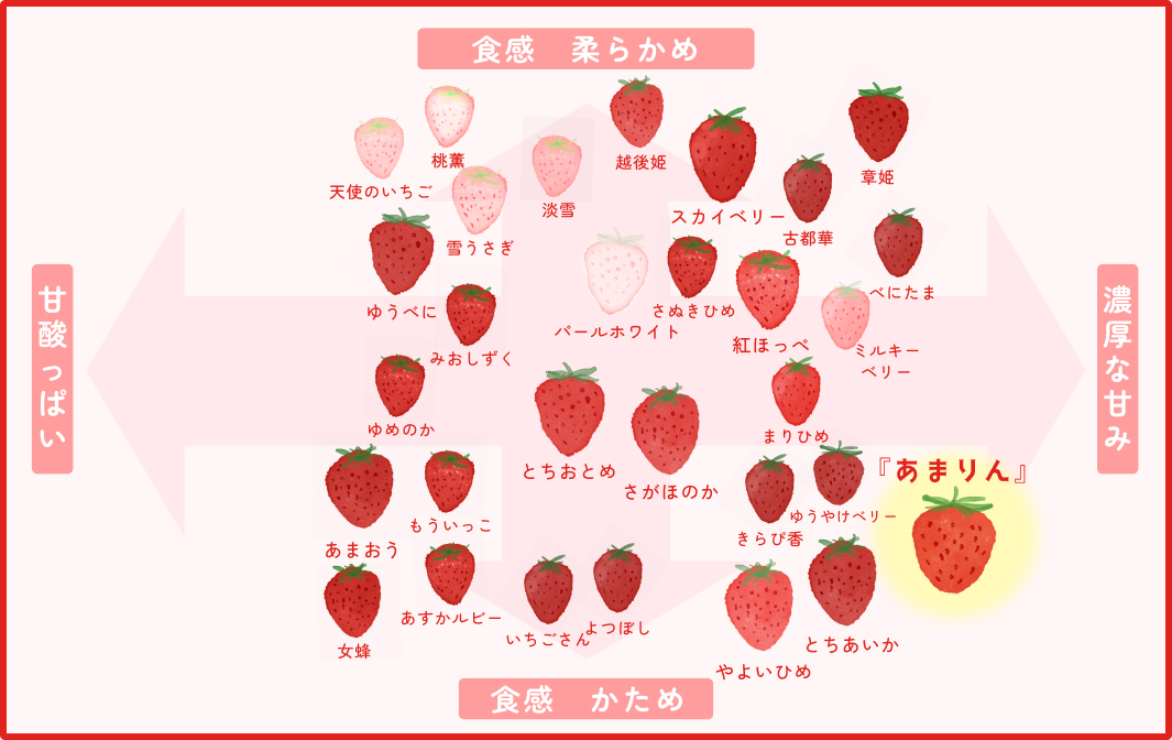 いちごチャート表